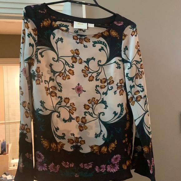 Silk floral tip from anthro - Picture 1 of 6